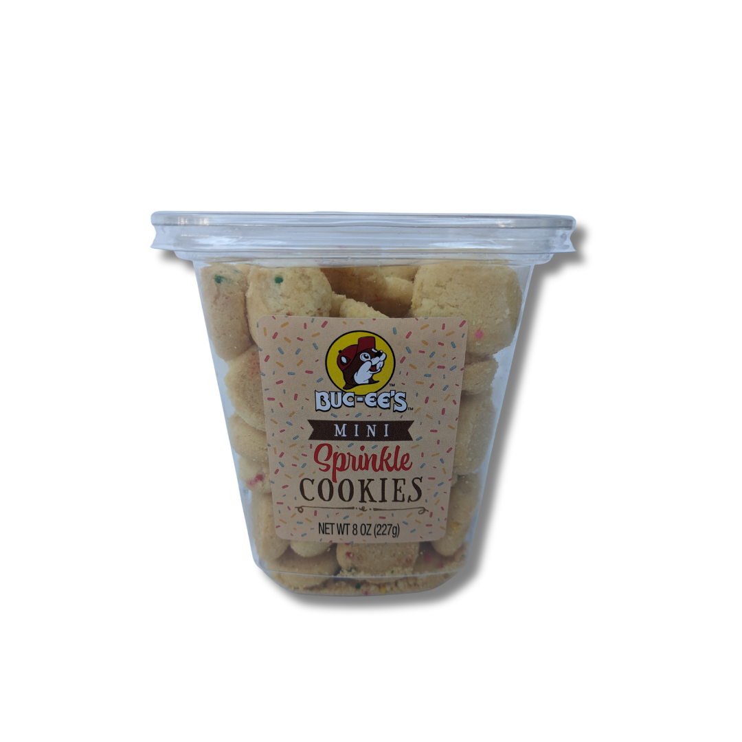 Buc-ee's Mini Cookies Tubs