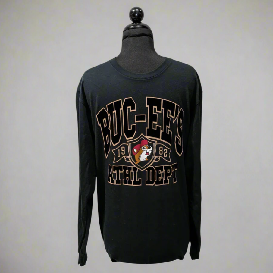 Buc-ee's Black Athletic Department Long Sleeved Shirt