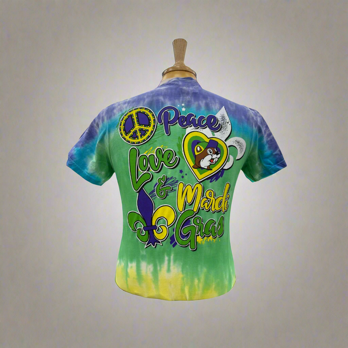 Buc-ee's "Peace, Love, Mardi Gras" Shirt