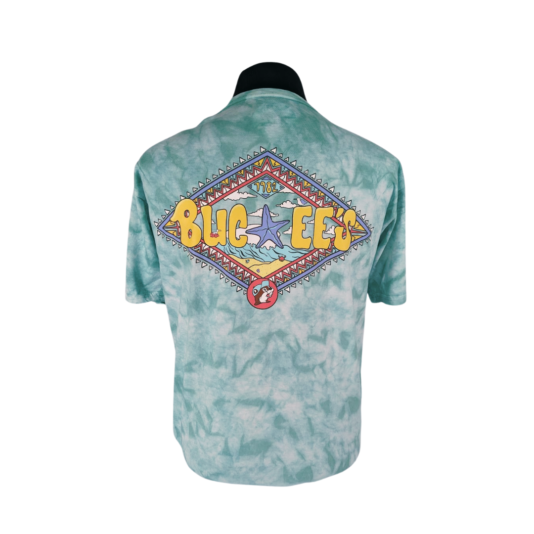 Buc-ee's Aztec / Starfish Tie-Dye Shirt