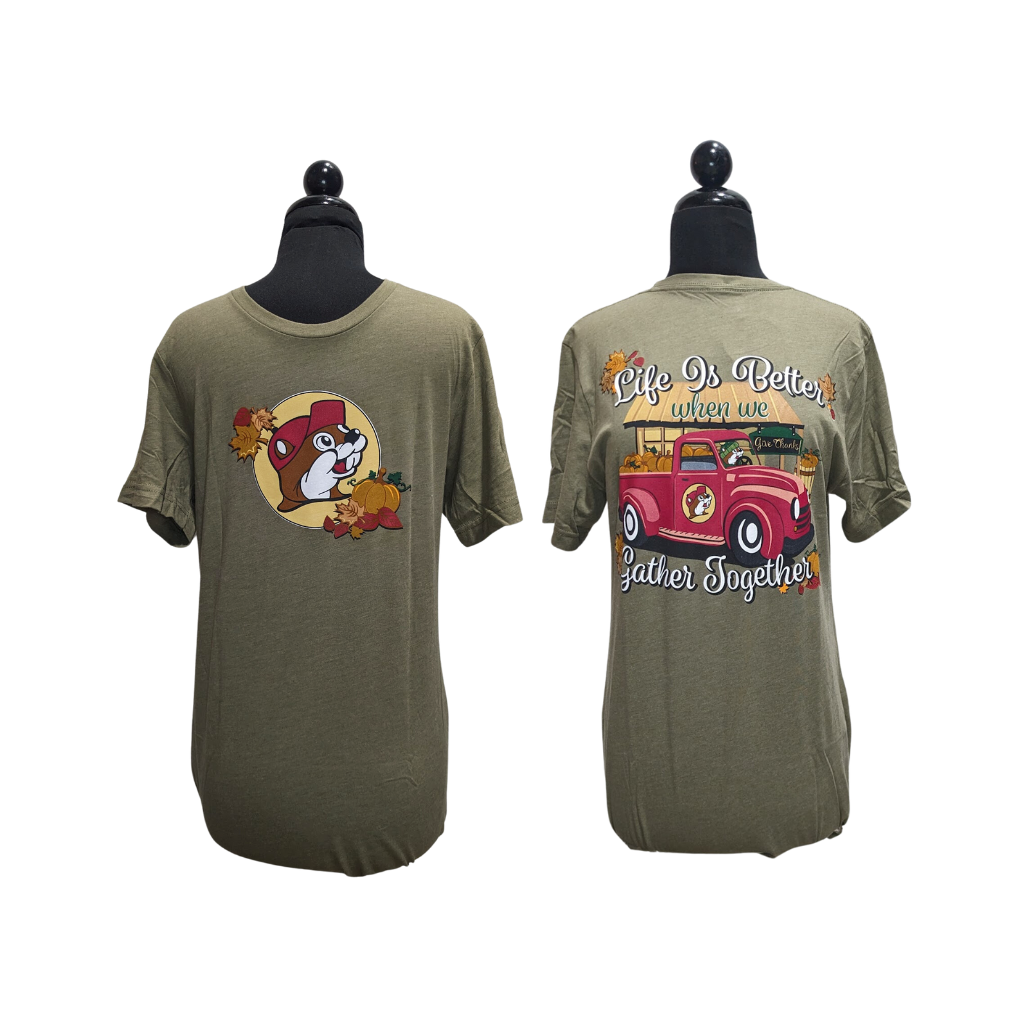 Bucee's Thanksgiving "Life Is Better When We Gather Together" Shirt