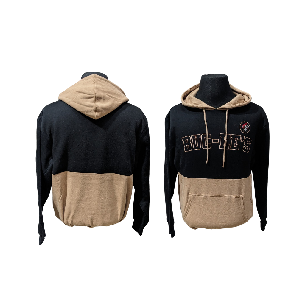 Bucee's Black and Tan Hoodie Texas Snax