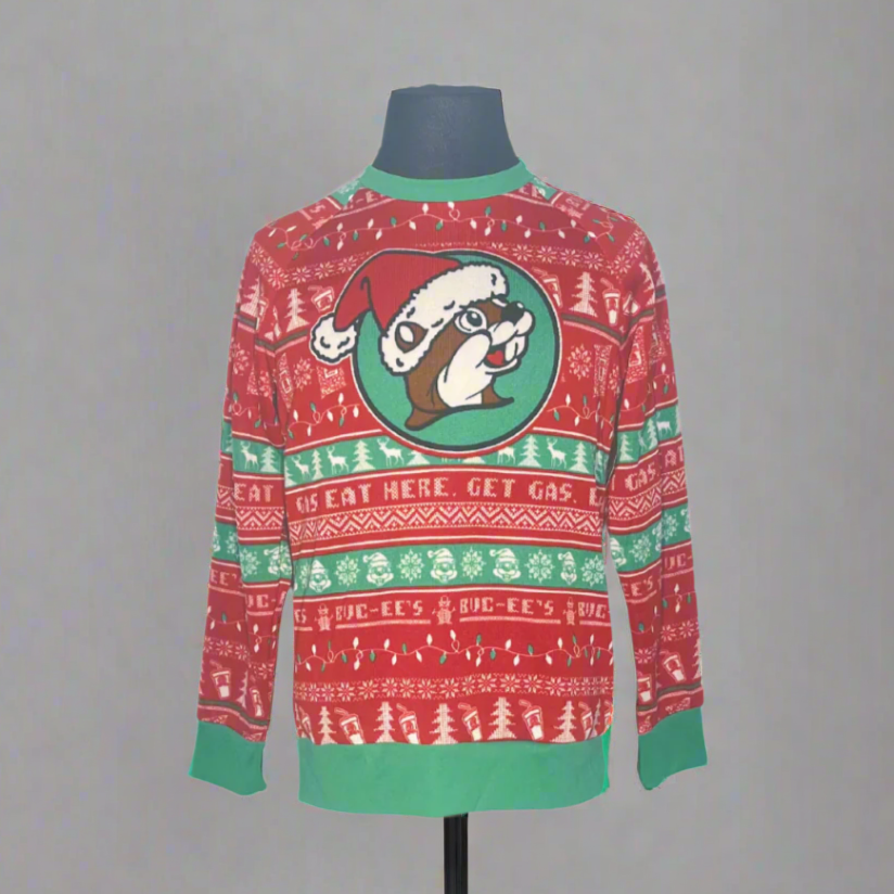 Bucee's Ugly Christmas Sweater Texas Snax