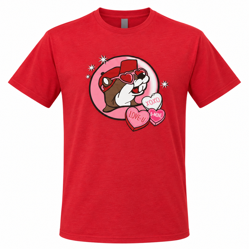 Buc-ee's "Will Never Break My Heart" Valentine's Shirt