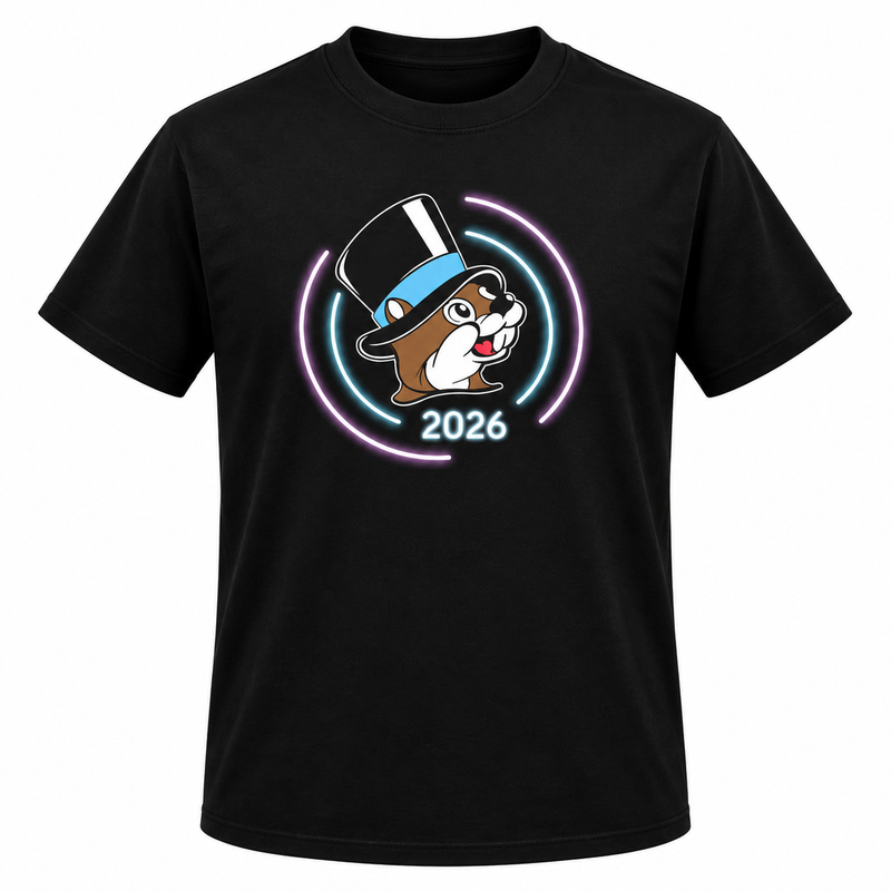 Buc-ee's Happy New Year 2026 Glow-in-the-Dark T-Shirt