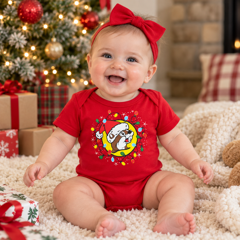 Buc-ee's Infant Christmas "Believe" Onesie