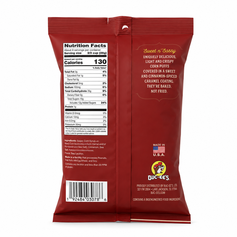Buc-ee's Beaver Nuggets Cinnamon Sweet