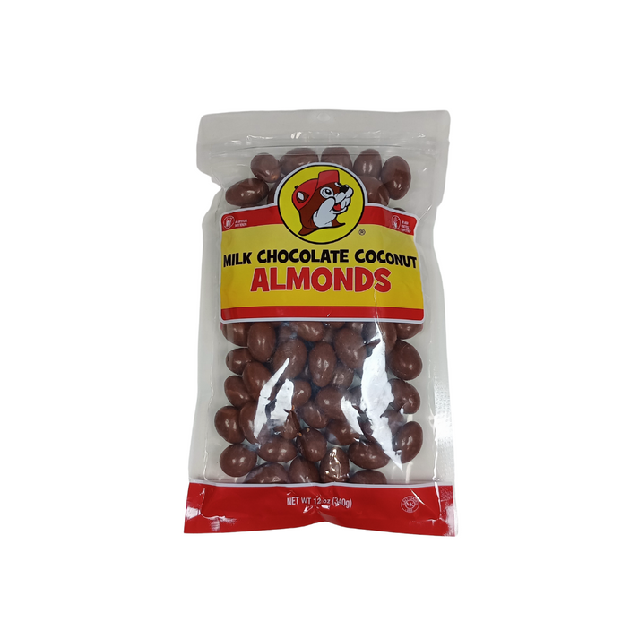 Buc-ee's Milk Chocolate Coconut Almonds – Texas Snax