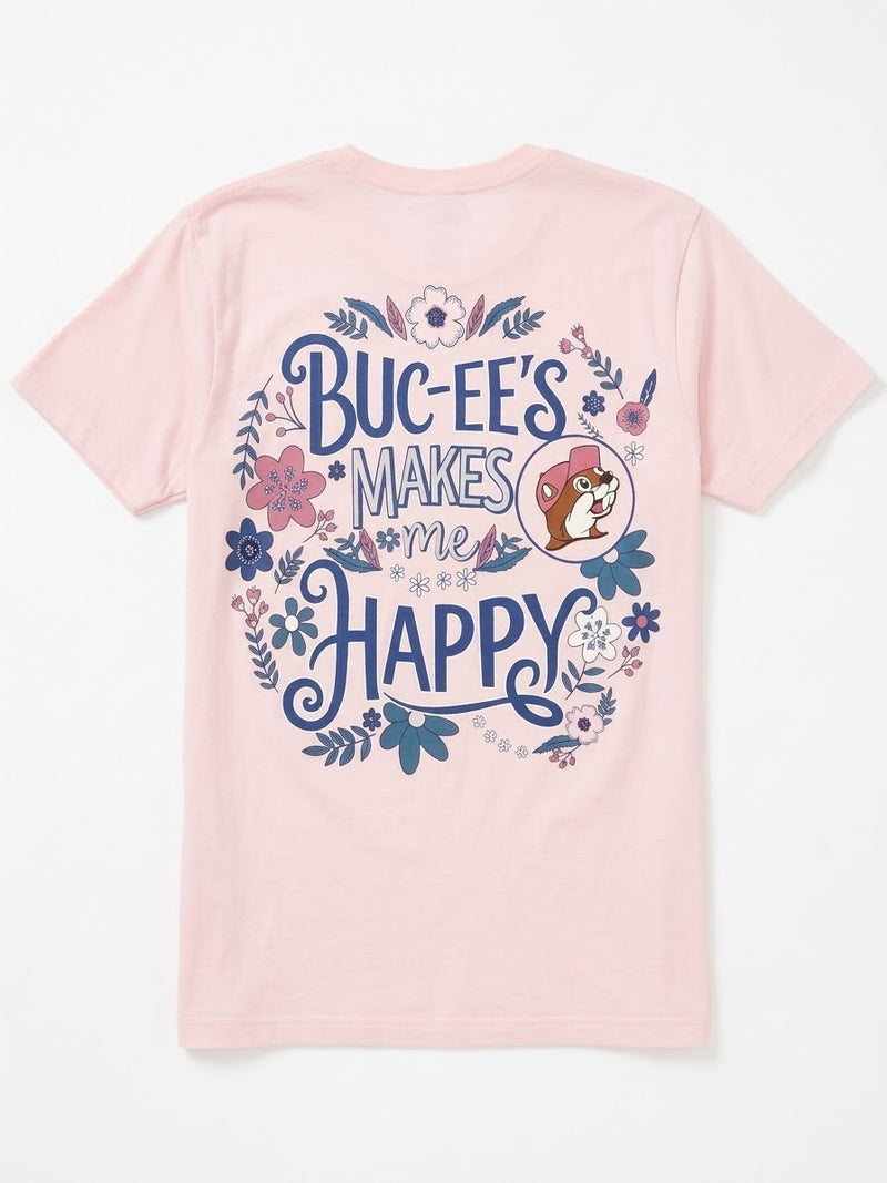 Buc-ee's Makes Me Happy Shirt