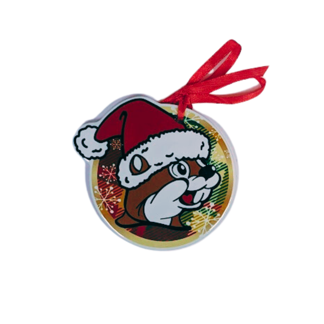 Buc-ee's Christmas Flat Ceramic Ornaments