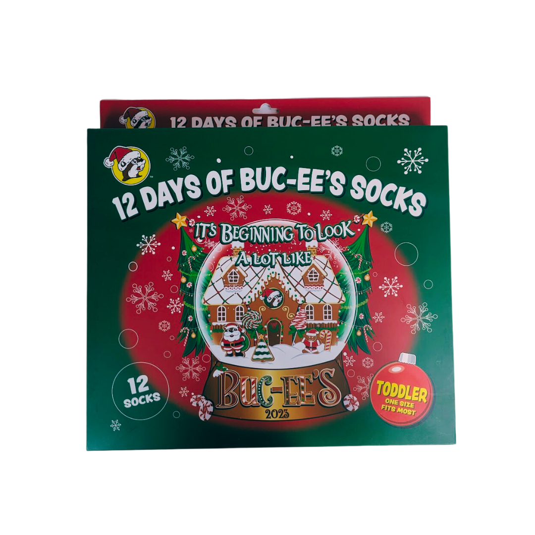 Buc-ee's Advent Calendar Sock Box