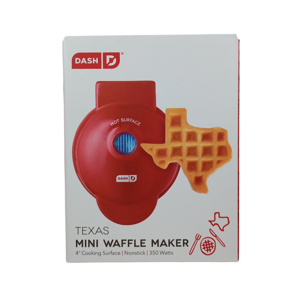 Dash Texas Red Mini Waffle Maker - Shop Griddles & Presses at H-E-B