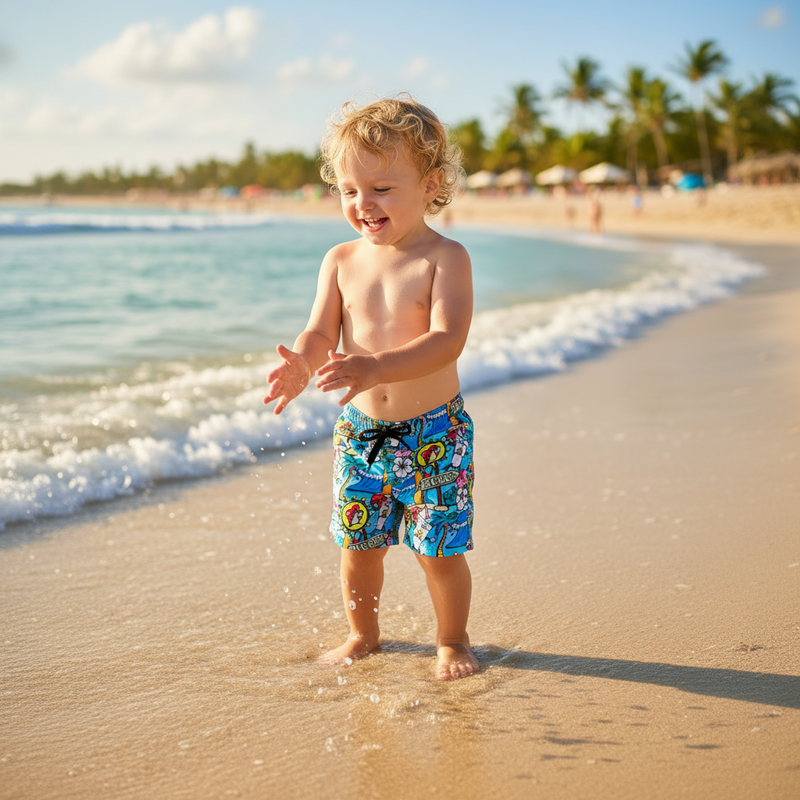 Buc-ee's Toddler Swim Shorts- 2T
