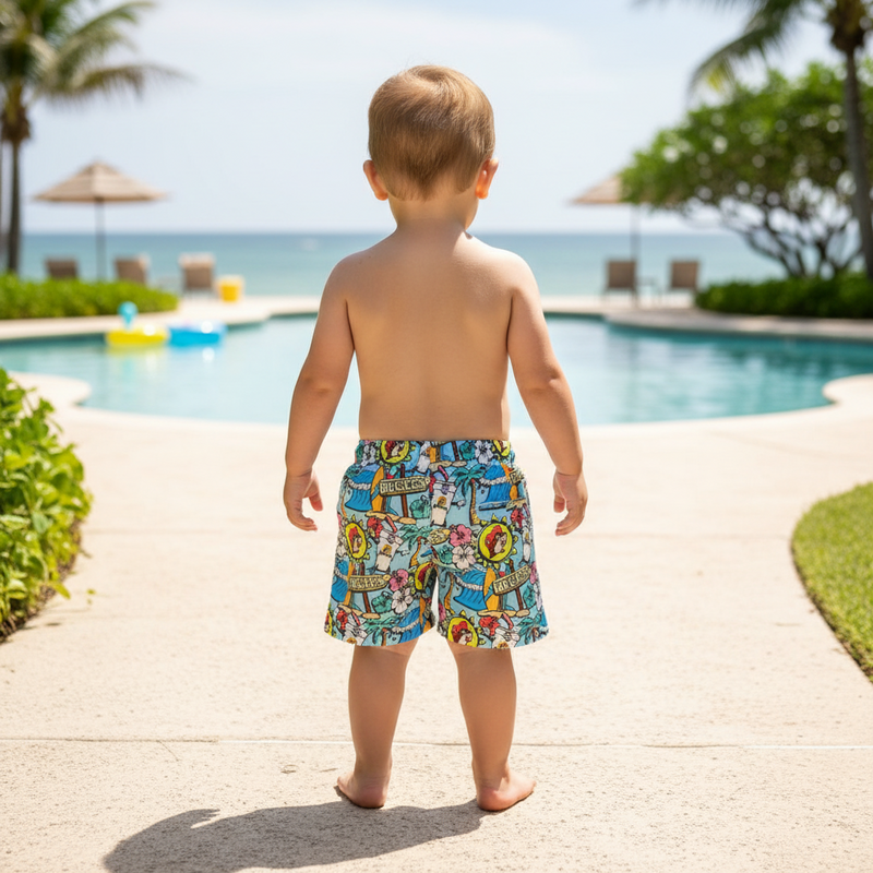 Buc-ee's Toddler Swim Shorts- 2T