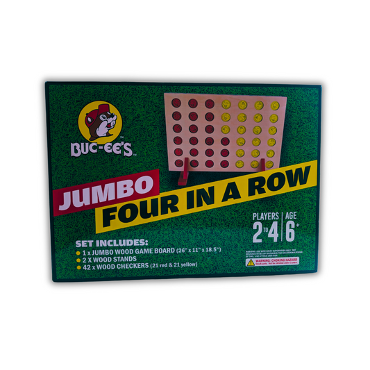 Buc-ee's Jumbo 4-in-a-Row Game Set