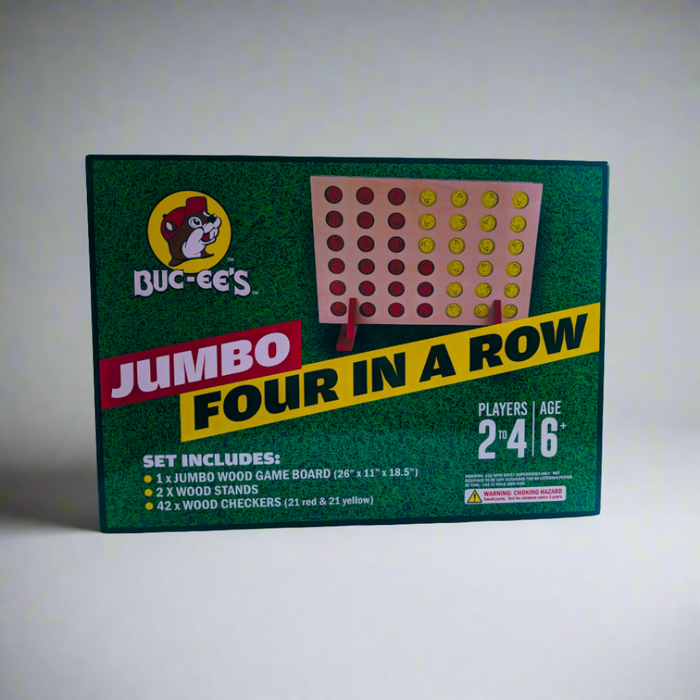 Buc-ee's Jumbo 4-in-a-Row Game Set