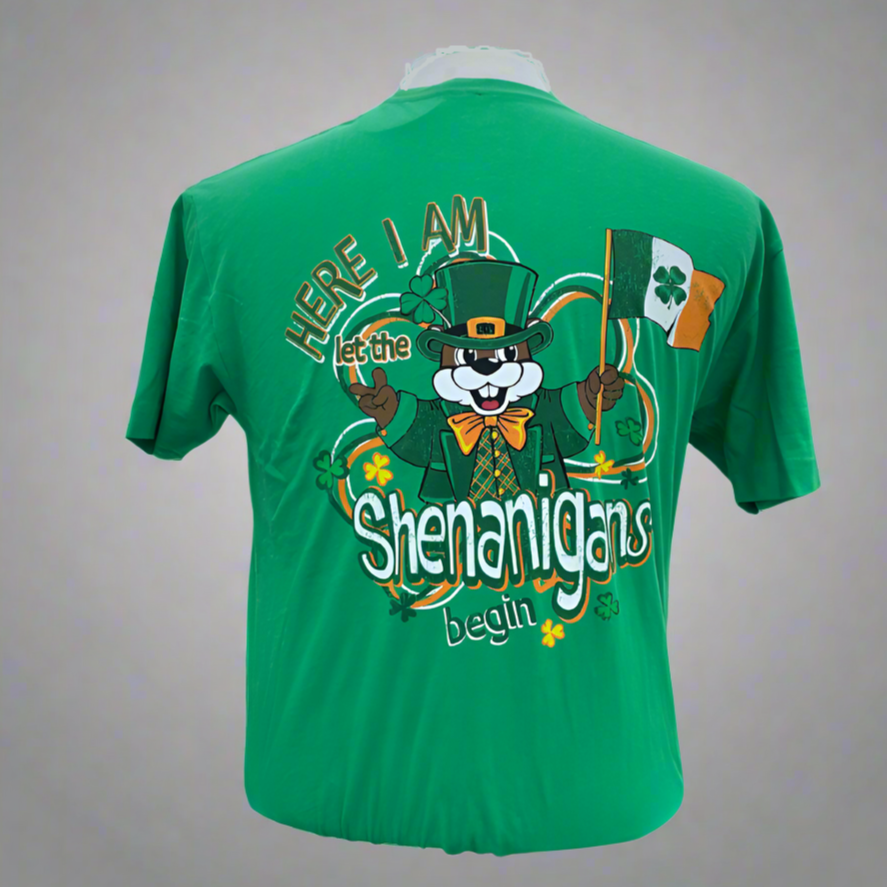 Buc ees Let the Shenanigans Begin St Patricks Day Shirt Texas Snax
