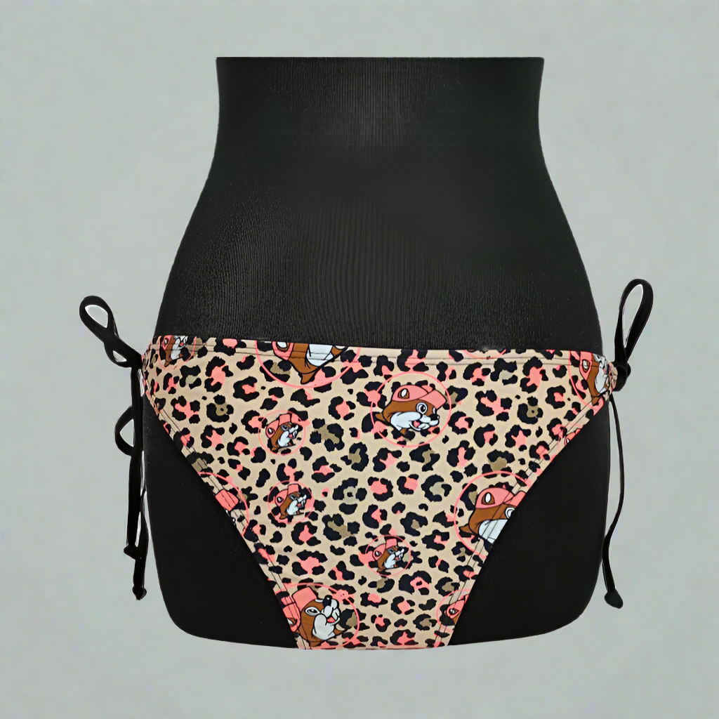 Buc ee s Swimwear Two Pieces 2024 Leopard Bikini Bottoms Medium