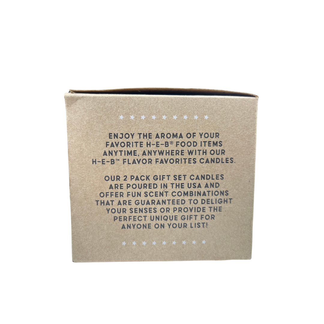 HEB Candle Gift Set - Cafe Ole and Glazed Donuts