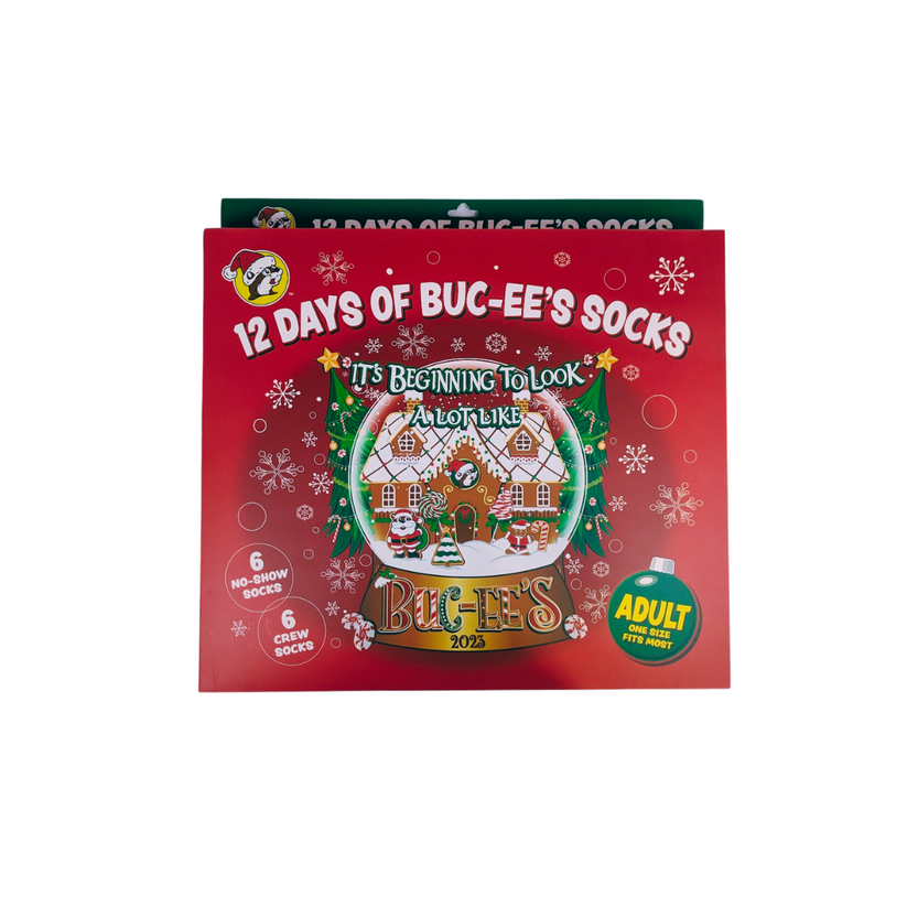 Bucee's Advent Calendar Sock Box Texas Snax