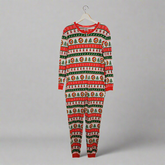 Buc-ee's Striped Christmas Onesie