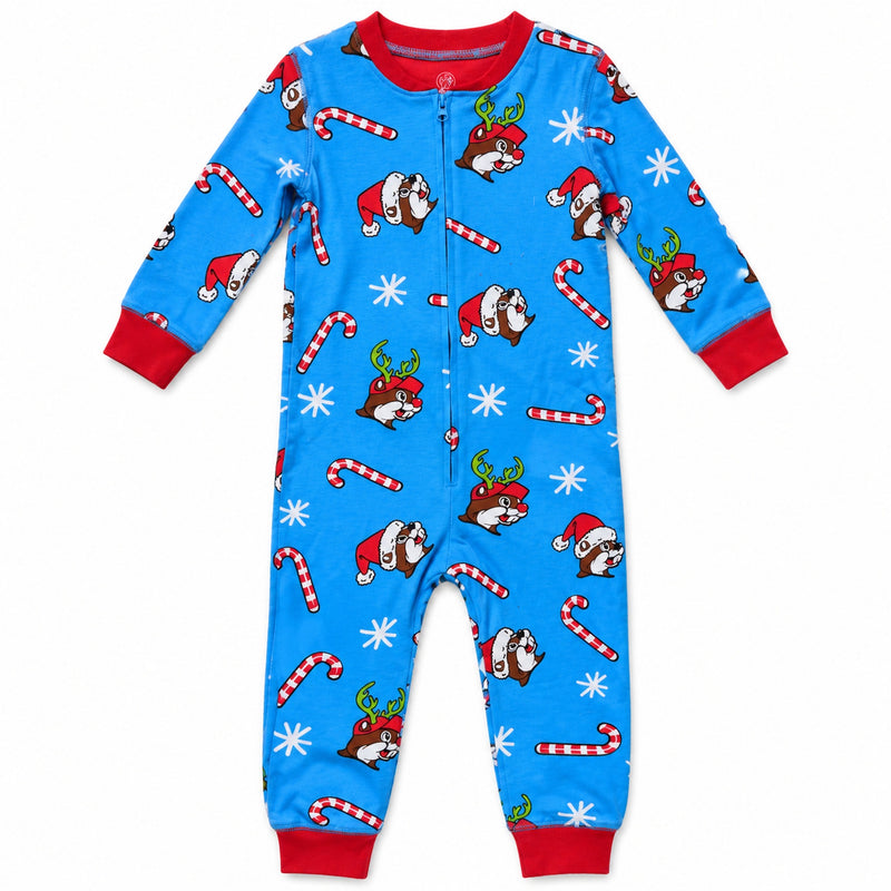 Buc-ee's Blue Christmas Onesie - Toddler