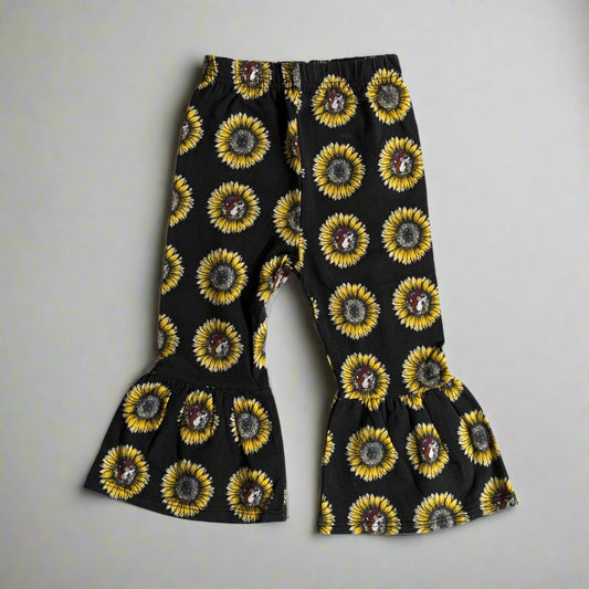 Buc-ee's Sunflower Flare Pants Infant to Toddler