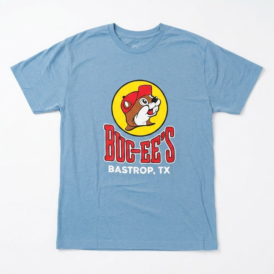 Bastrop Location Shirt white background.