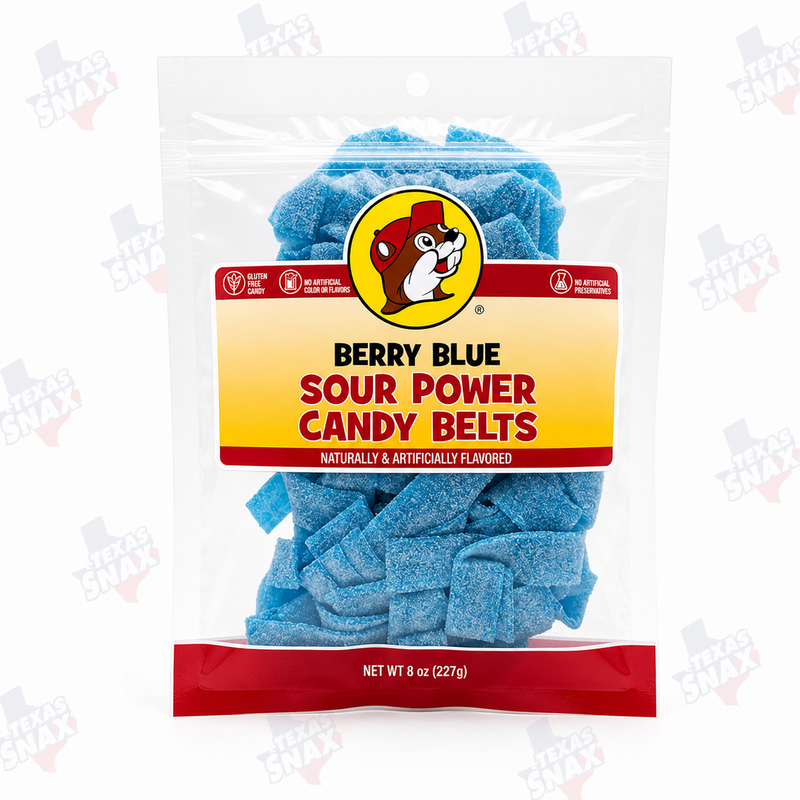 Buc-ee's Sour Power Candy Belts
