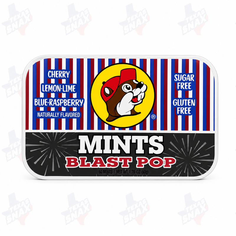 Buc-ee's Blast Pop Mints