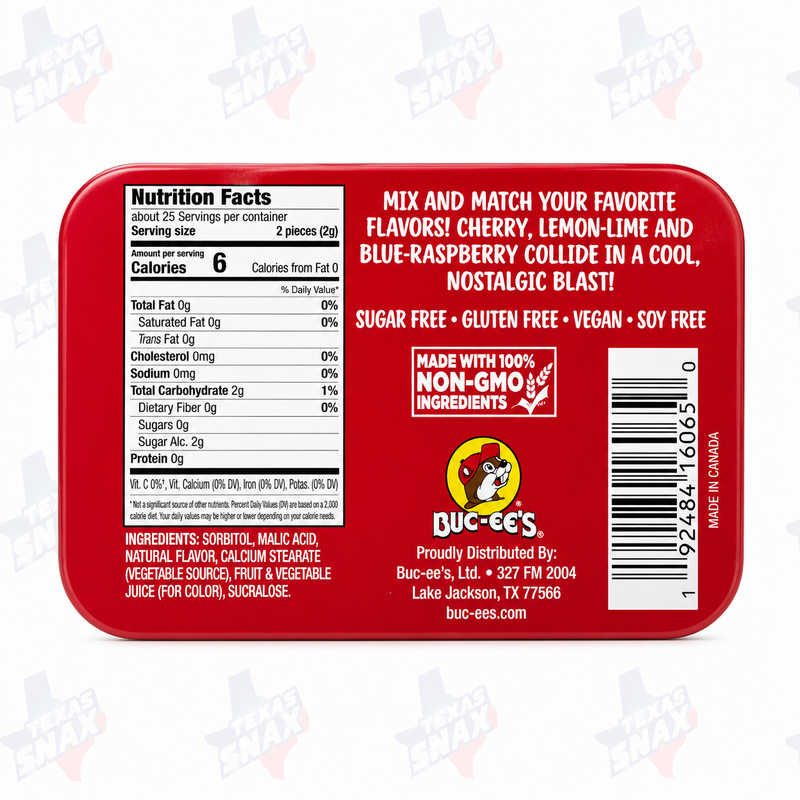 Buc-ee's Blast Pop Mints