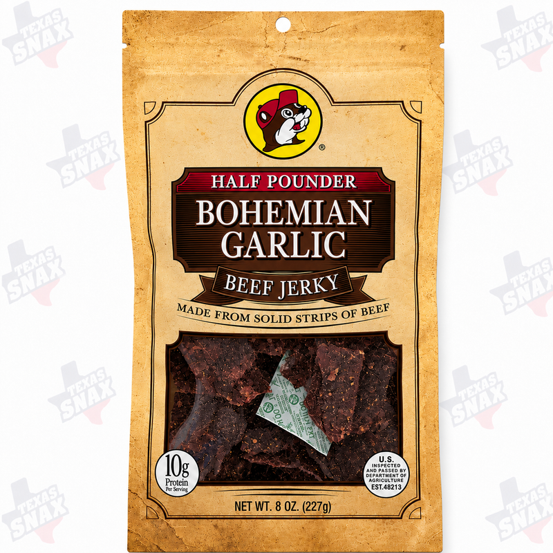 Buc-ee's Bohemian Recipe Garlic Beef Jerky