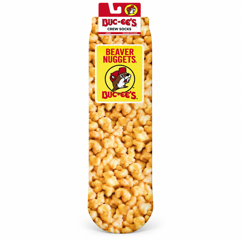 Buc-ee's Beaver Nuggets Socks
