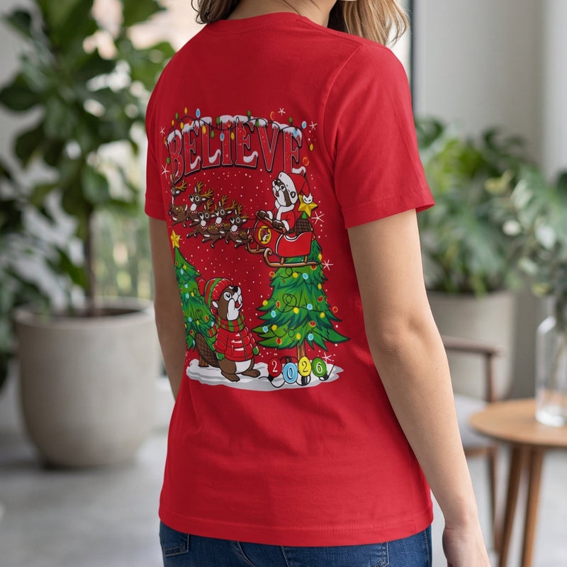 Buc-ee's Christmas "Believe" Shirt