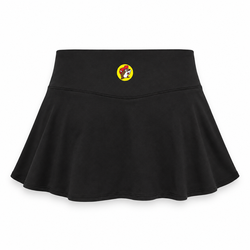 Buc-ee's Black Skort