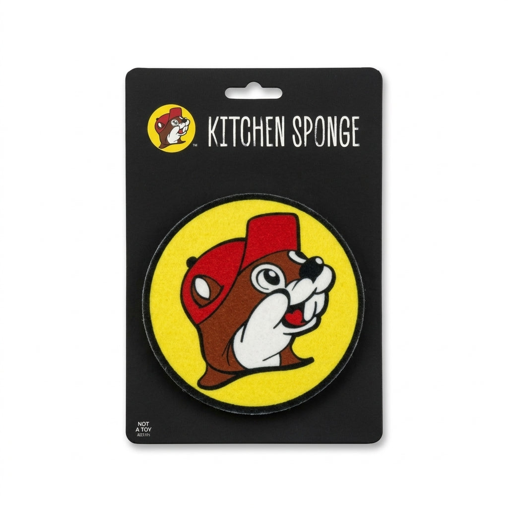 Buc-ee's Classic Logo Kitchen Sponge | Order Here — Texas Snax