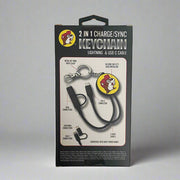Buc-ee's 2 in 1 Keychain USB Cable