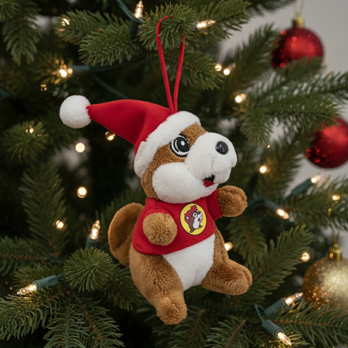 Buc-ee's Mini Christmas Plush Beaver