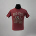 Buc-ee's Beaver Football T-shirt. Red with Buc-ee in the middle as a football player. The ear 1982 on the front also. 