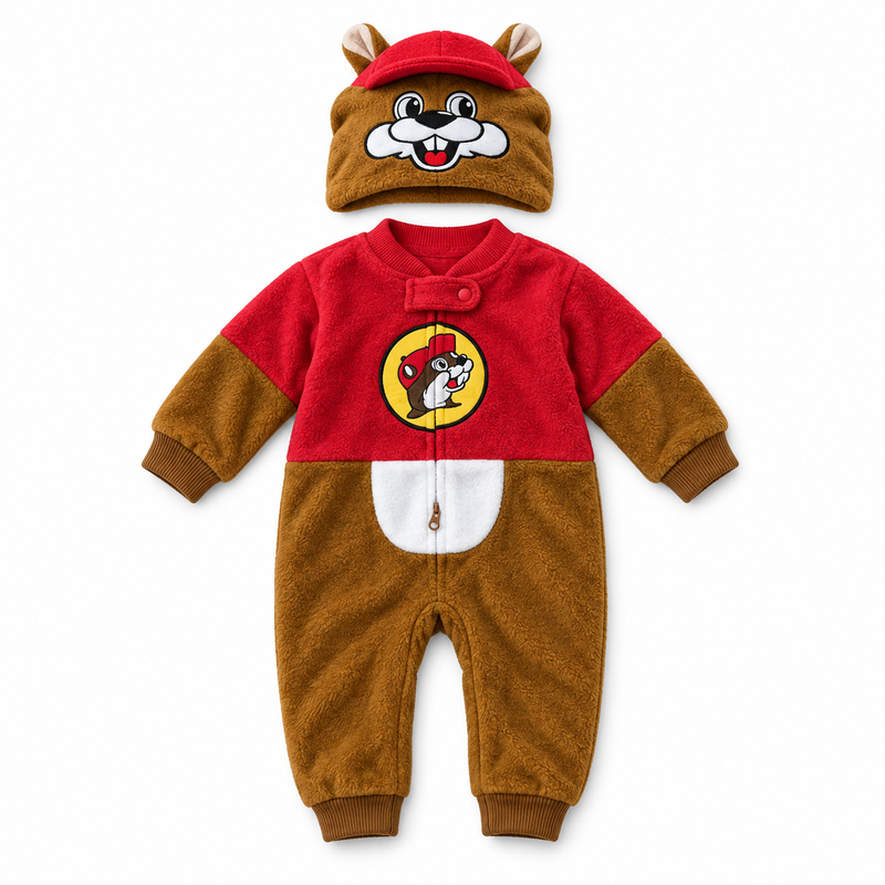 Buc-ee's Beaver Infant Suit Onesie