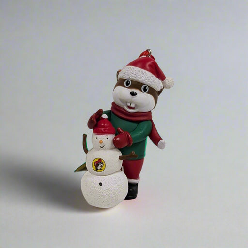 Buc-ee's Beaver Snowman Christmas Ornament