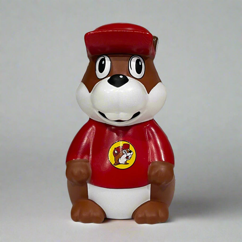 Buc-ee's Beaver Squish Toy is the beaver shape that is the slow rise squishy material for stress relief. 