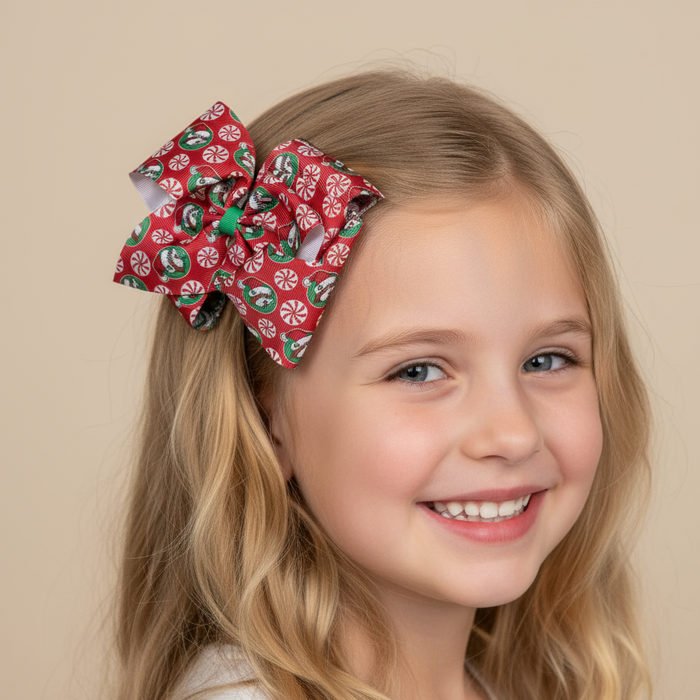 Buc-ee's Christmas Hair Bows