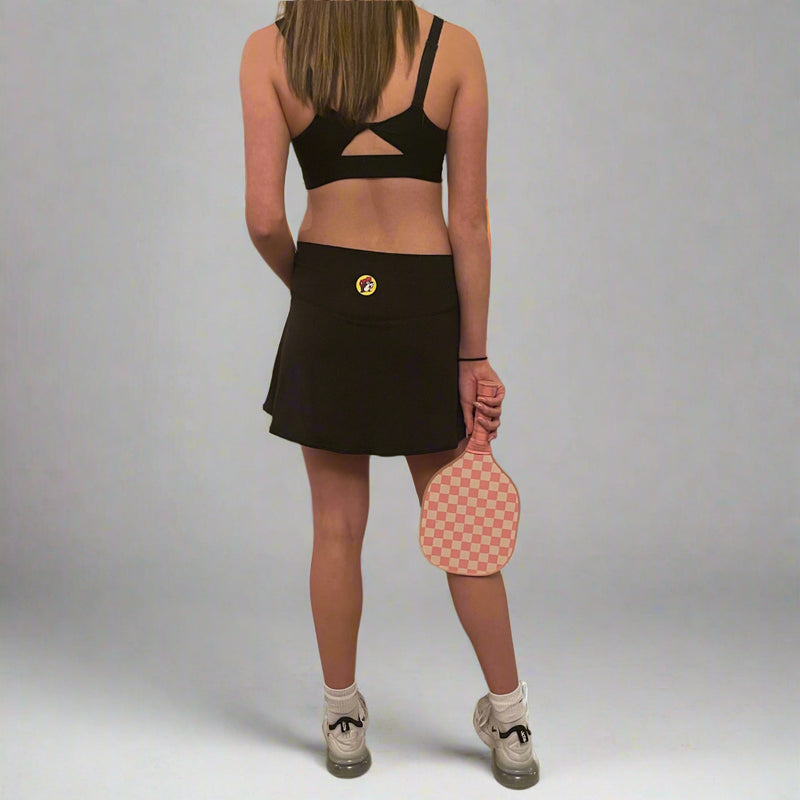 Buc-ee's Black Skort Back 