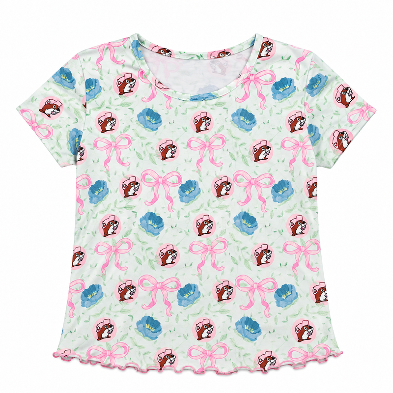 Buc-ee's Blossoms and Bows Pajama Top