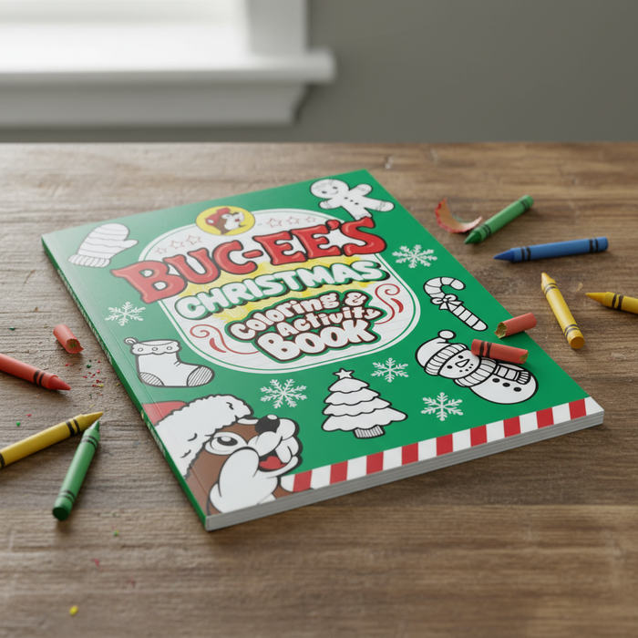 Buc-ee's Christmas Coloring Book