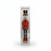 Nutcracker figure with packaging labeled 'Buc-ee's' on a white background