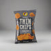 Buc-ee’s Classic Thin Chips Barbecue flavor bag in black packaging with Buc-ee’s beaver logo.