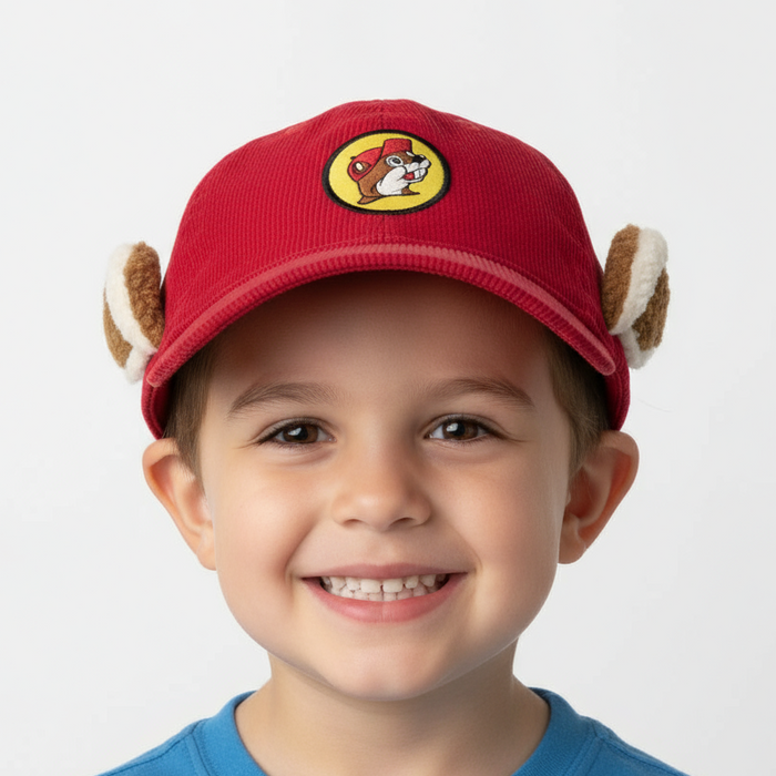 Buc-ee's Corduroy Baseball Ear Hat