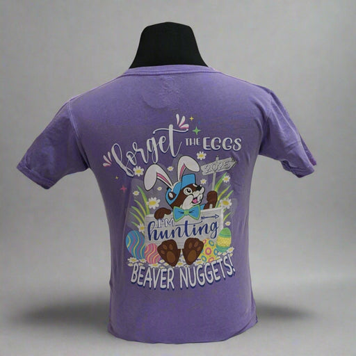 Buc-ee's Easter "Forget the Eggs" Shirt on the back
